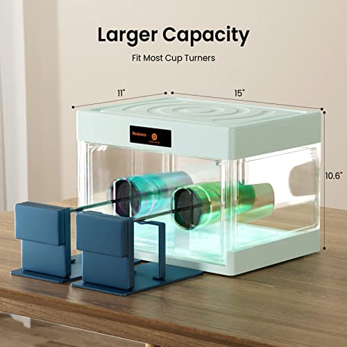 Resiners Resin Dryer for Cup Turner, 1 Hour Tumbler Craft Finished, Epoxy Resin Curing Machine for Cup Turners for Tumblers (Patented) Resiners