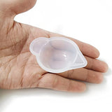 GXXMEI 20PCS Silicone Mold Cup Dispenser, Small Silicone Cups,Resin Mold Mini Measuring Cup, Color Modulation Tools for DIY Epoxy Resin Craft GXXMEI