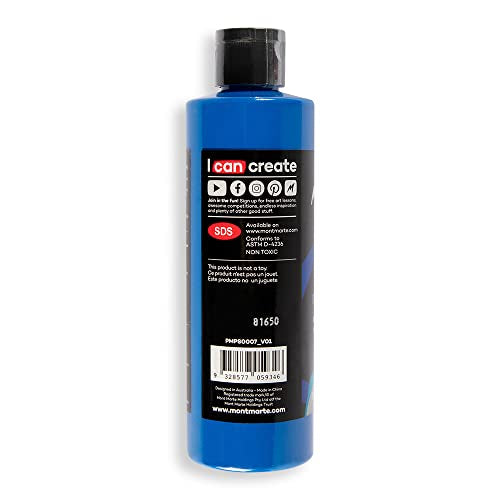 MONT MARTE SuperCell Pouring Paint 240ml - Navy Blue - WoodArtSupply