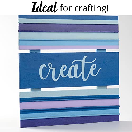 Plaid 50557E Flat Brush, (2-Piece), Gold Taklon Plaid