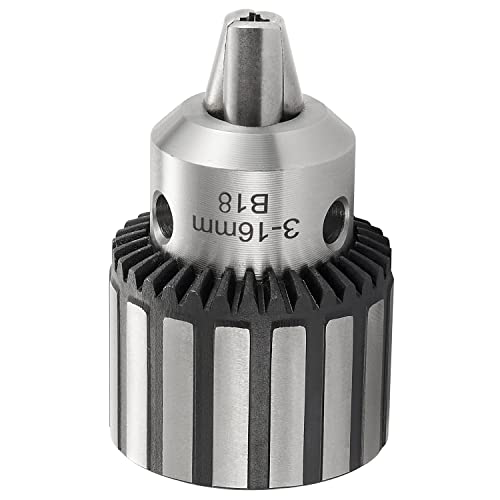 Eumtenr Heavy Duty 5/8" Drill Chuck with K32 Chuck Key and MT2 Shank | #2 Morse Taper Arbor - WoodArtSupply