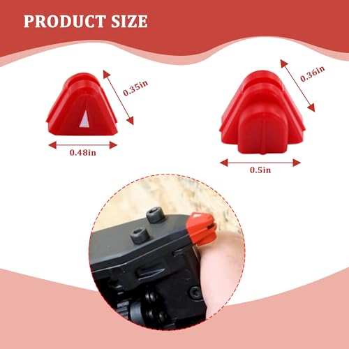 Replacement Milwaukee No Mar Pad Nose cushion no mar tip 42-38-0009 Fit for Milwaukee PIN Nailer 2540-20 And Milwaukee 23 Gauge Compact Cordless Pin Cawla