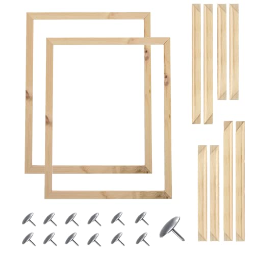 ENLAYER 40X50 cm Wooden Frame DIY Picture Frames Art Suitable for Home Decor Painting Digital Diamond Drawing Paintings, Display Pictures 16x20 - WoodArtSupply