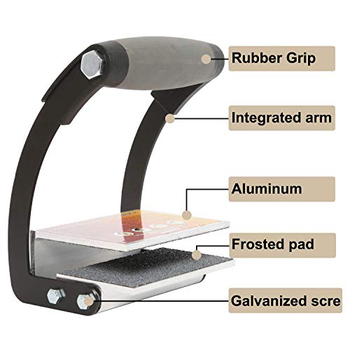Plywood and Sheetrock Panel Carrier, Auto Adjusting Plywood Carrier Tool, Heavy Duty Gripper, Lifter and Carrying Tool, Drywall Hand Clamps Tools REDHAT