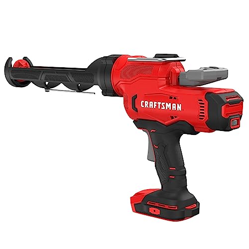 CRAFTSMAN V20 Caulk Gun, No Drip, Cordless, with anti-drip and variable speed, Tool Only (CMCE600B) Craftsman