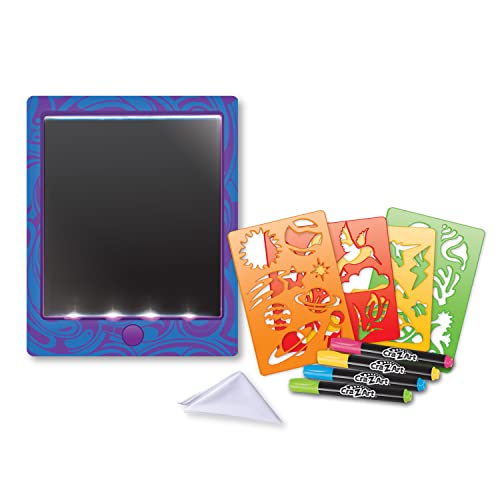 Cra-Z-Art Super Light Up Doodle Board for Kids, Light Up Drawing Board Gift for Boys & Girls Ages 5 and Up Cra-Z-Art