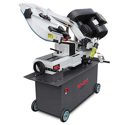 KAKA INDUSTRIAL Band Saw BS-712N, 4 step blade speeds Horizontal metal cut band saw with 1.5HP motor 115V and 230V Single phase