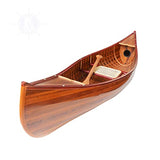 Wooden Canoe with Ribs, 6-Feet for Display Wooden Boat USA