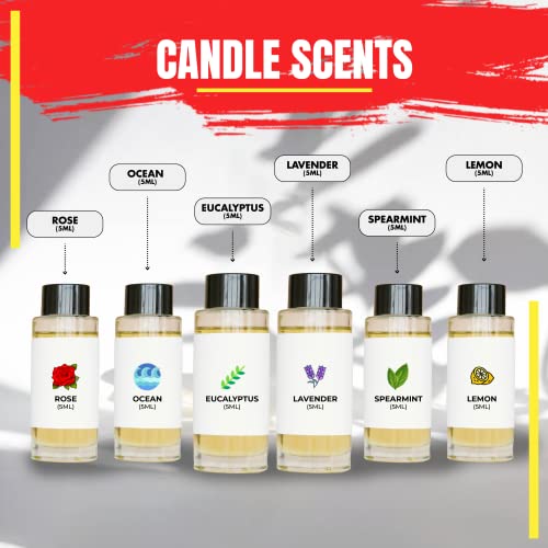 kid labsters - DIY Candle Making Kit for Adults & Kids - Beginner Soy Candle Making kit Includes Soy Wax, Scents, Wicks, Dyes, Tins, Melting Pot to kid labsters