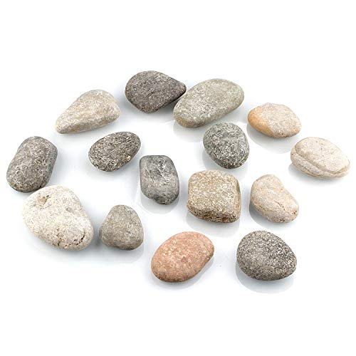 LANIAKEA 20 Pcs River Rocks for Painting, 3-5 Inch River Rocks Caft Rocks for Arts Multi-Color Painting Rocks for Kids Project, Crafts and Home