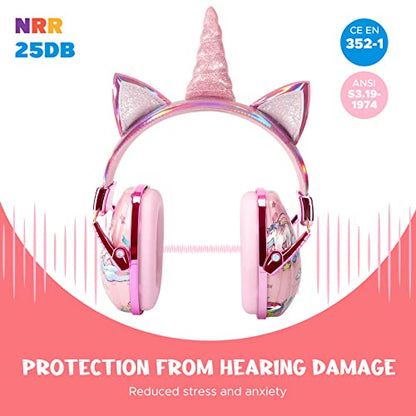 homicozy Kids Ear Protection,Noise Cancelling Sound Proof Headphones for Toddlers Children Teens,Sound Blocking Kids Hearing Protection Earmuffs for - WoodArtSupply