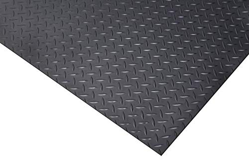 SEAL 4 x 6 Ft Premium Garage Floor Mat, 2.8mm Thick Black Commercial Grade Heavy Duty Parking Mat for Garage Floor, Golf Cart Parking, Water/Stain