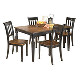 Signature Design by Ashley Owingsville Rustic Farmhouse Dining Room Table, Black & Brown Signature Design by Ashley