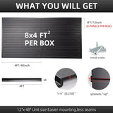 Slatwall Panel Garage Wall Organizer Heavy Duty Wall Mounted, PVC Slat Wall Panels Garage Wall and Home Organizer Storage System, Garage Slatwall for FRAYSCENT