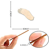 Eagle Wing Wood Craft,Unfinished Wooden Cutout Art,DIY Wood Sign, Inspirational Farmhouse Wall Plaque,Rustic Home Decor for Home Restroom Bathroom Arupkeer