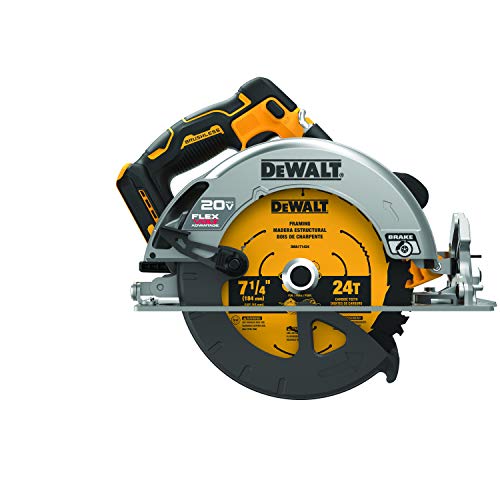 DEWALT FLEXVOLT ADVANTAGE 20V MAX* Circular Saw, 7-1/4-Inch, Cordless, Tool Only (DCS573B)