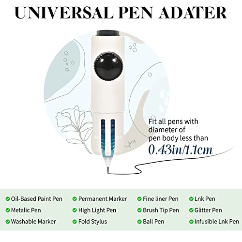 Hadwoer Pen Adapter Set for Explore Air 2/ Air 3/ Maker/Maker 3, 4PCS Pen Holders Can be Compatible and Replace the Original Pen Adapter, Compatible Hadwoer