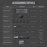 JAKEMY 164 in 1 Laptop Screwdriver Kit, Professional Computer Precision Screwdriver Repair Kit with T5 Torx Screwdriver for MacBook, iPhone, Watch, JAKEMY