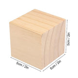 50 Packs Wooden Blocks for Crafts, 2 Inch Pine Wood Cubes, Wooden Cubes for Paint, Stamp, Decorate, DIY Projects and Personalized Gifts,by GNIEMCKIN. GNIEMCKIN