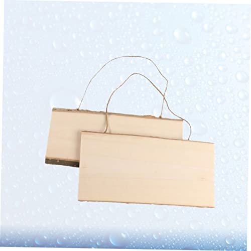 Operitacx 2 Pcs Unfinished Wood Blank Plaque Wood for Wall Display Board Wood Board Wall Pendant Decor Board Hanging Craft Wood Arts and Crafts for Operitacx