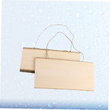 Operitacx 2 Pcs Unfinished Wood Blank Plaque Wood for Wall Display Board Wood Board Wall Pendant Decor Board Hanging Craft Wood Arts and Crafts for Operitacx