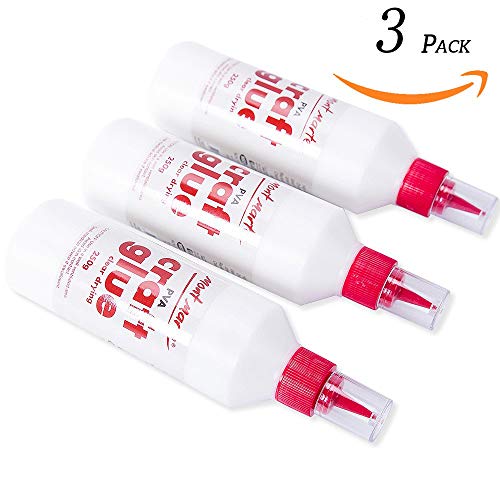 Mont Marte PVA Glue Craft Glue, Fine Tip 250g-3 Pack MONT MARTE