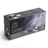 Winsor & Newton Professional Watercolor Paint Set, Compact Set, 12 Half Pans and Accessories Winsor & Newton