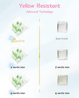 Bsrezn 1000g Bulk UV Resin Hard, Crystal Clear Large UV Cure Epoxy Resin Kit Premixed Resina UV Transparent Solar Activated Glue for Jewelry Making Bsrezn