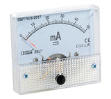 Cloudray Ammeter Gauge DC 0-50mA Analog Current Panel 85C1 2.5 Accuracy for Auto Circuit Measurement Tester (DC 50mA) Cloudray