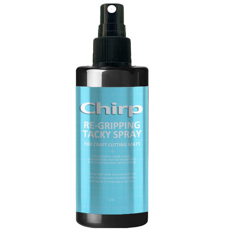Chirp Tacky Spray for Craft Cutting Mats – Revive The Stickiness on Your mats for Vinyl, Art, Scrapbooking Gridiron Grip