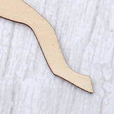 SUPVOX Wooden Chip Unfinished Wood Ornaments DIY Accessories Wood Cutouts Christmas Reindeer Wood Patches Home Bar Wedding Party 20pcs SUPVOX