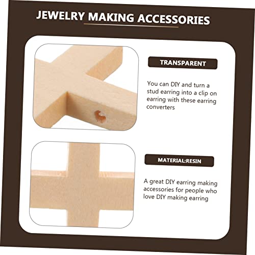 STOBOK 20pcs Cross Diy Pendant Jewelry Cross Charm Jesus Cross Figurine Wood Cross Embellishment Unfinished Wood Cross Unfinished Wood Charms STOBOK
