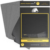 MyArtscape Graphite Transfer Paper - 9" x 13" - 50 Sheets - Waxed Carbon Paper for Tracing (Black) MyArtscape