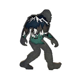 Sasquatch Figurine Decor, Wooden Centerpiece Bigfoot Decorations, 3D Multilayer Wildlife Wall Art Carved Bigfoot Decor, Wooden Yeti Figurine for Edlike