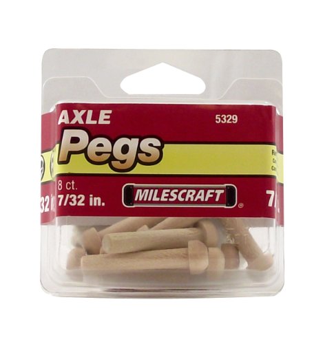 Milescraft 5329 7/32" Wood Axle Pin Milescraft