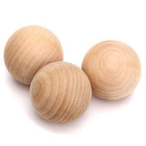 KEILEOHO 20 Pack 2 Inches Wooden Round Ball, Natural Unfinished Wooden Balls, Smooth Durable Wood Balls for Crafts and DIY Projects KEILEOHO