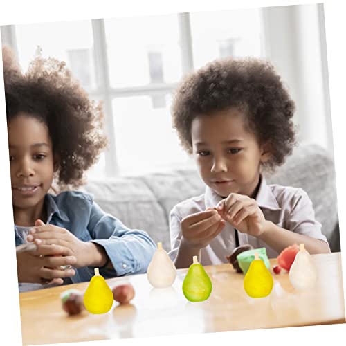 TEHAUX 30Pcs Wooden DIY Unfinished Wood Craft Mushroom Crafts for Kids Wooden Painting Crafts Figure peg Dolls Unfinished Wood Doll Wooden Mushrooms TEHAUX