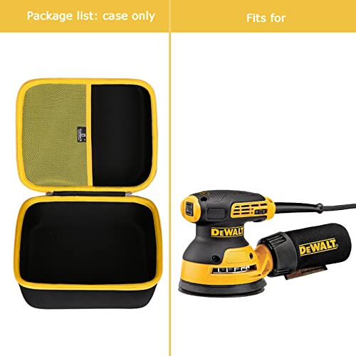 Tourmate Hard Travel Case Compatible with DEWALT Random Orbit Sander (DWE6423) / DEWALT Palm Sander (DWE6411K), Case Only Tourmate
