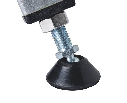 Genesis GMSS400W Universal Heavy-Duty Folding Miter Saw Stand with Quick-Release Mounting Brackets, Tool-Free Adjustment, Wheels, and All-Steel Genesis