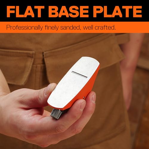 JORGENSEN 3-1/2" Mini Wood Planer, Mini Hand Planer for Woodworking, Block Plane, Small Hand Plane for Trimming, Wood Planing, Craft - Small Wood Jorgensen