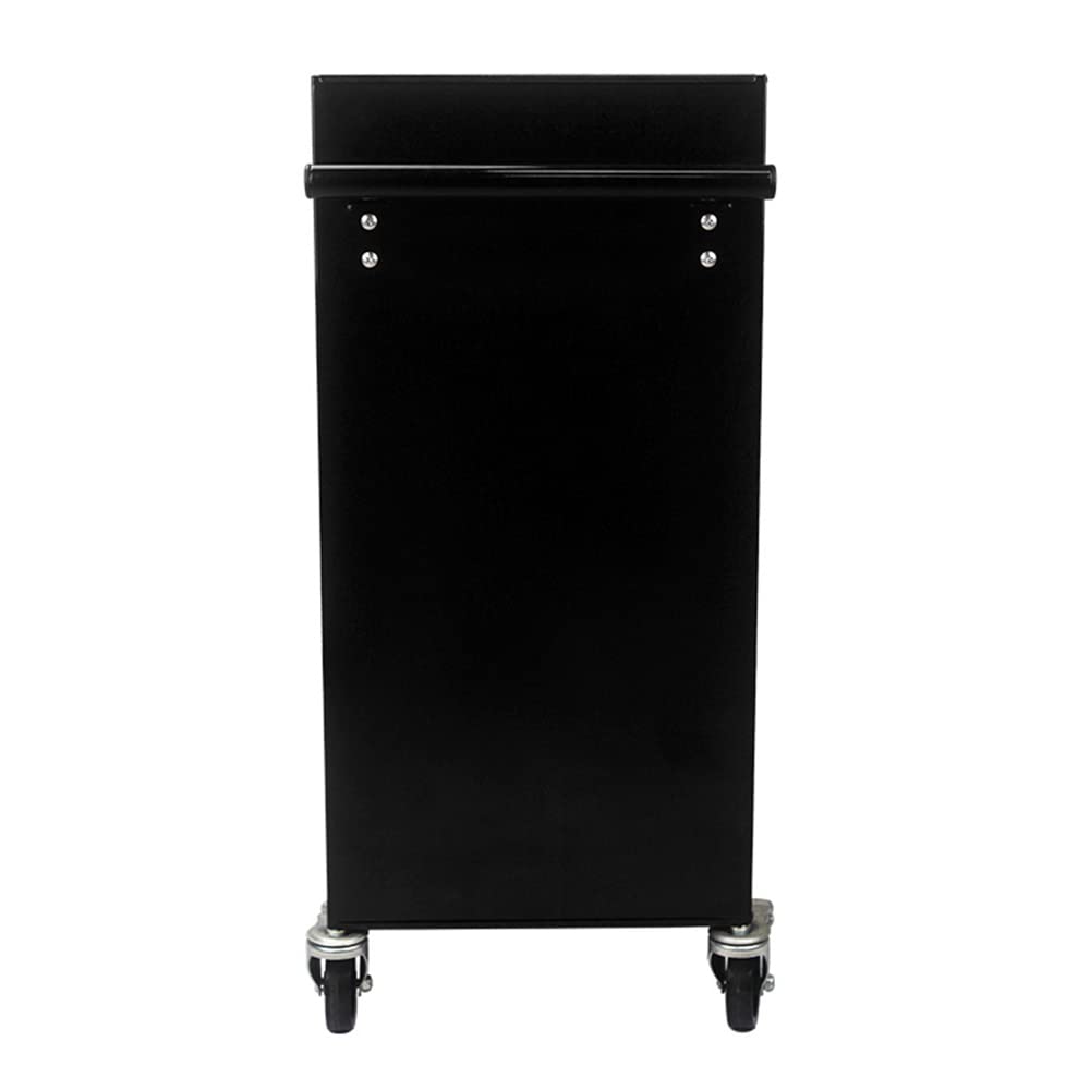 SEHAONOHOME 4 Drawers Rolling Tool Chest Cabinet with Wheels, Tool Storage Cabinet and Tool Box Organizer for Garage Warehouse Workshop, Black SEHAONOHOME