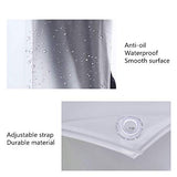 BESTEASY Waterproof Plastic Apron Transparent PVC, 47"x27.5" Keeps You Clean and Dry When Dishes Washing Kitchen Cooking Lab Work Heavy Duty Work BESTEASY