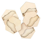 Mod Podge, River Set of 5 Coaster Kit, Surface for Epoxy, DIY Wood Pouring Supplies for Resin Arts and Crafts, 56934E Mod Podge