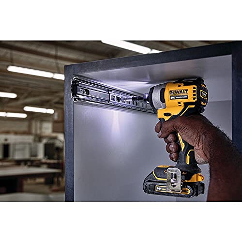 DEWALT ATOMIC 20V MAX* Impact Driver, Cordless, Compact, 1/4-Inch, Tool Only (DCF809B) DEWALT