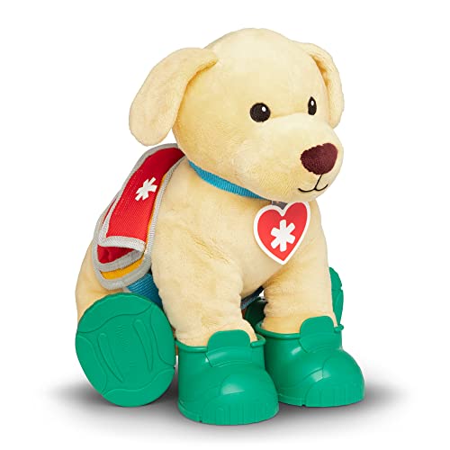 Melissa & Doug Let’s Explore™ Ranger Dog Plush with Search and Rescue Gear Search and Rescue Dog Stuffed Animal for Kids Ages 3+ Melissa & Doug