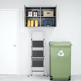 Prepac HangUps 36" Upper Storage Cabinet in Light Gray - Stylish Wall-Mounted Solution for Every Room Prepac