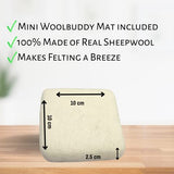 Woolbuddy Needle Felting Kit, Sea Animal Felting Kits for Beginners Adults and Kids, Craft for Adults, DIY, Needle Felting Supplies Included, Wool Woolbuddy