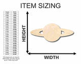 Unfinished Wood Saturn Shape - Solar System - Planet - Space - Craft - up to 24" DIY 7" / 1/4" 24 Hour Crafts