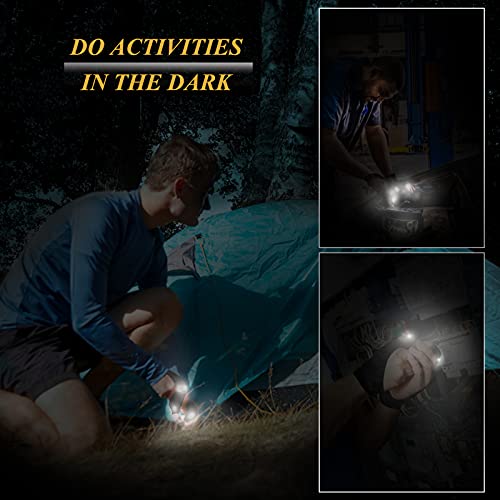 Mylivell LED Flashlight Gloves Stocking Stuffers Christmas Birthday Gifts for Men Dad Father Boyfriend Husband, Unique Cool Gadgets Tools for - WoodArtSupply