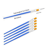 AROIC Paint Brushes Set,120 pcs Nylon Hair Brushes for Acrylic Oil Watercolor Artist Professional Painting Kits AROIC